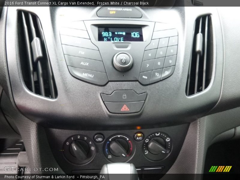 Frozen White / Charcoal Black 2016 Ford Transit Connect XL Cargo Van Extended