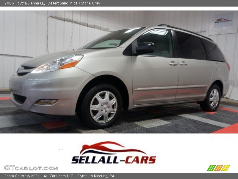 Desert Sand Mica / Stone Gray 2006 Toyota Sienna LE