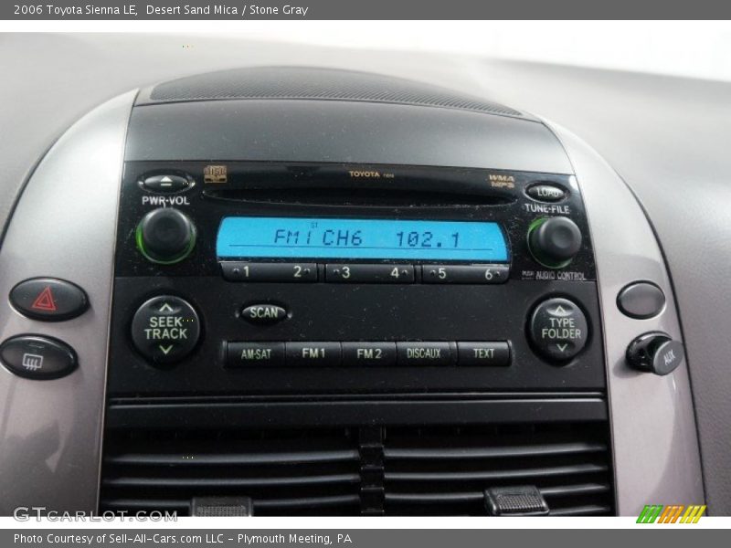 Desert Sand Mica / Stone Gray 2006 Toyota Sienna LE