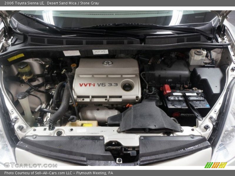 Desert Sand Mica / Stone Gray 2006 Toyota Sienna LE