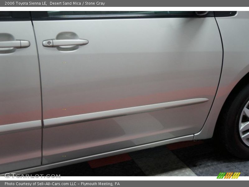 Desert Sand Mica / Stone Gray 2006 Toyota Sienna LE