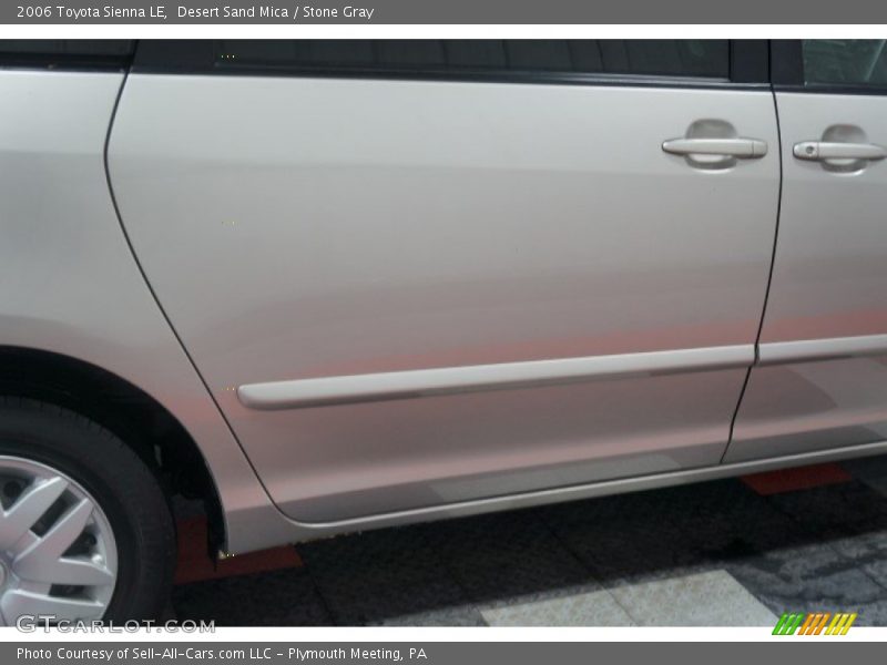Desert Sand Mica / Stone Gray 2006 Toyota Sienna LE