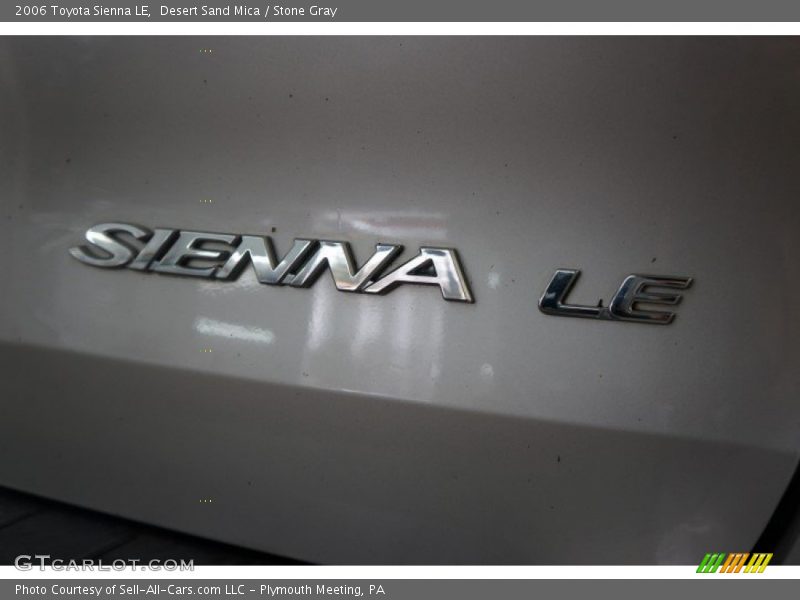 Desert Sand Mica / Stone Gray 2006 Toyota Sienna LE
