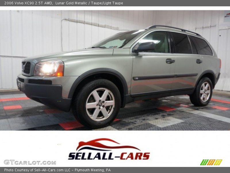 Lunar Gold Metallic / Taupe/Light Taupe 2006 Volvo XC90 2.5T AWD