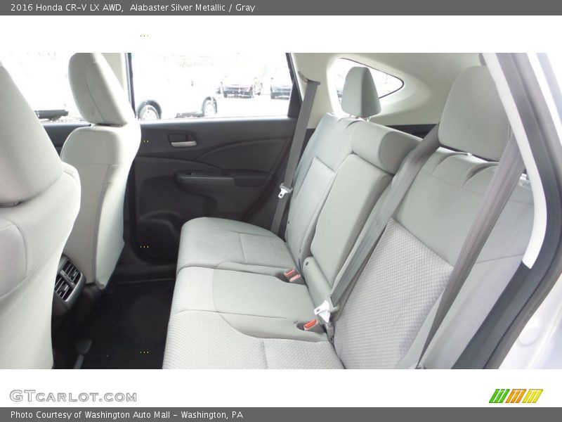 Alabaster Silver Metallic / Gray 2016 Honda CR-V LX AWD