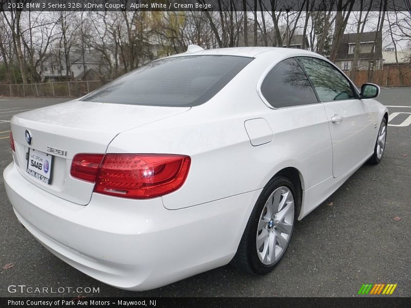 Alpine White / Cream Beige 2013 BMW 3 Series 328i xDrive Coupe