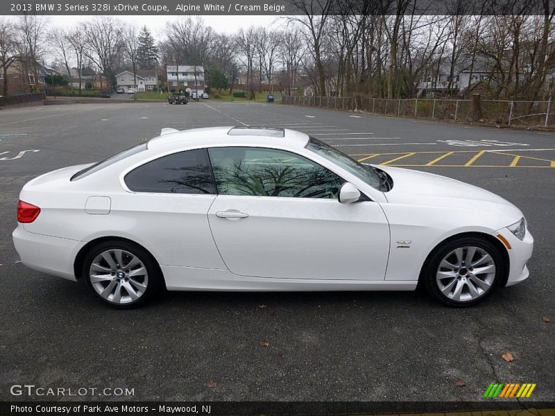 Alpine White / Cream Beige 2013 BMW 3 Series 328i xDrive Coupe