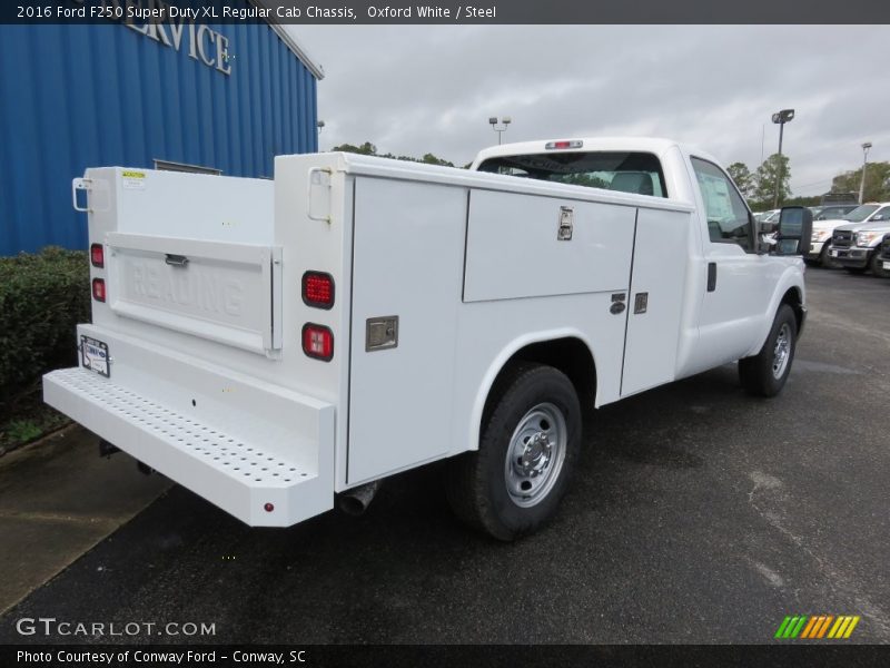 Oxford White / Steel 2016 Ford F250 Super Duty XL Regular Cab Chassis