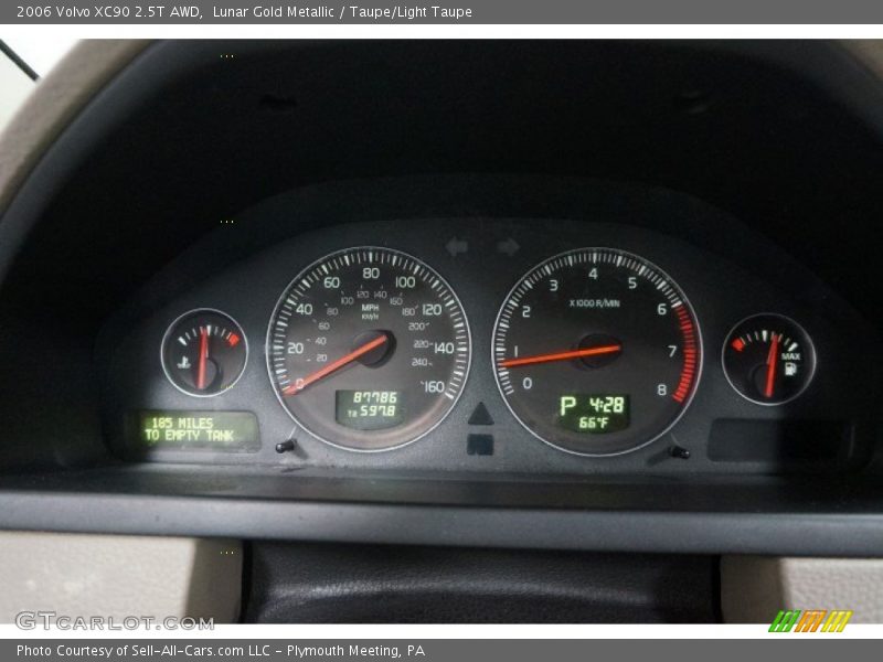 Lunar Gold Metallic / Taupe/Light Taupe 2006 Volvo XC90 2.5T AWD