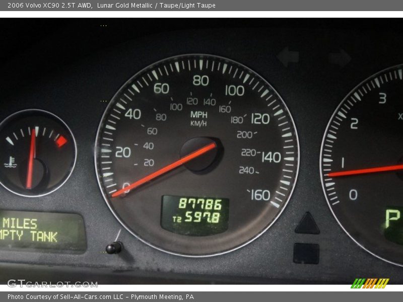 Lunar Gold Metallic / Taupe/Light Taupe 2006 Volvo XC90 2.5T AWD