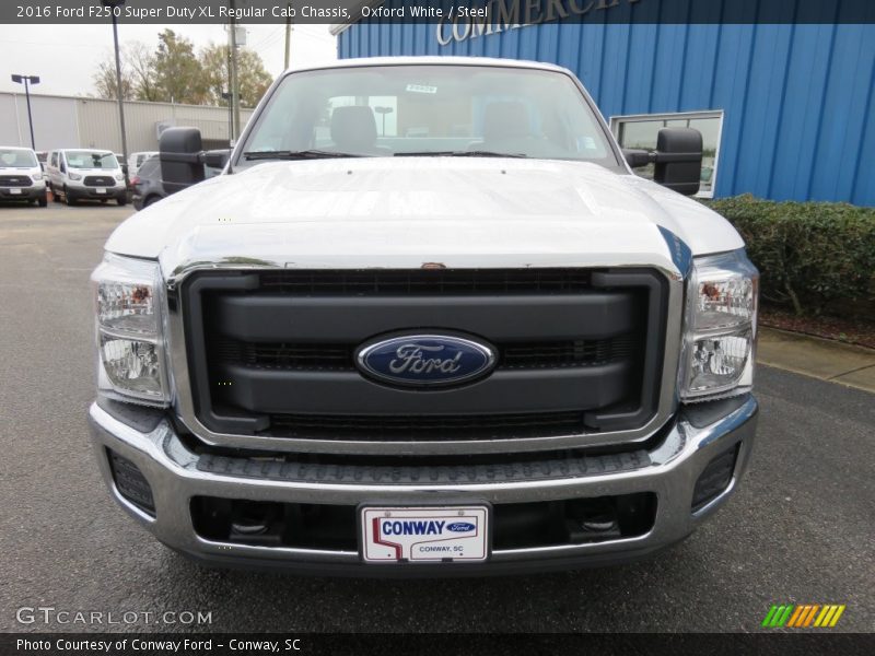 Oxford White / Steel 2016 Ford F250 Super Duty XL Regular Cab Chassis