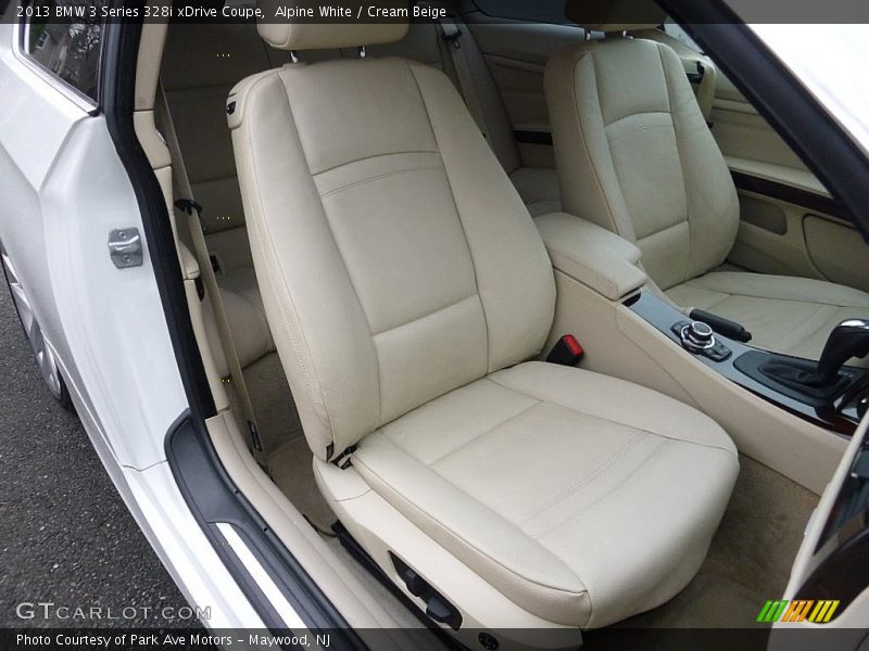 Alpine White / Cream Beige 2013 BMW 3 Series 328i xDrive Coupe