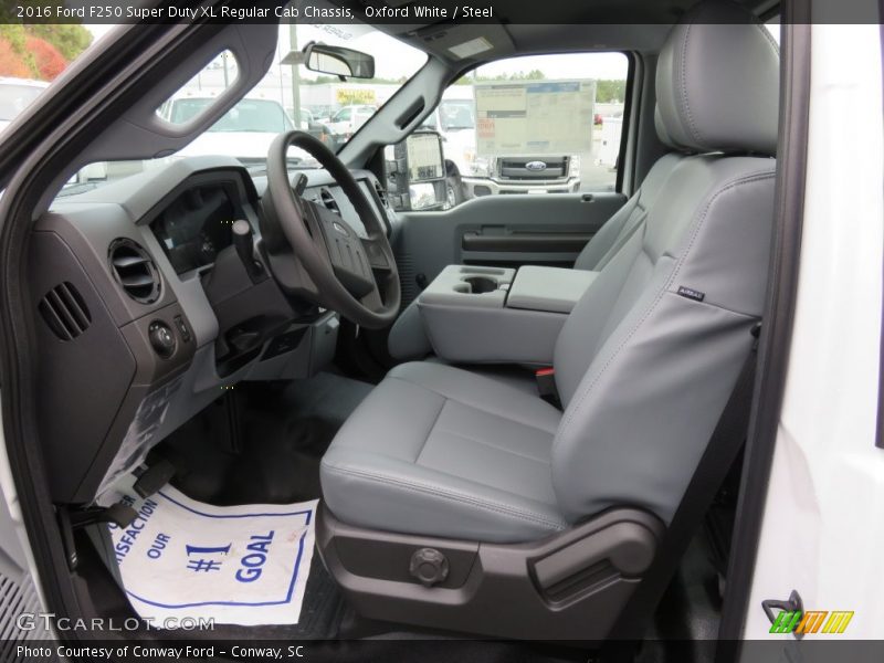 Oxford White / Steel 2016 Ford F250 Super Duty XL Regular Cab Chassis