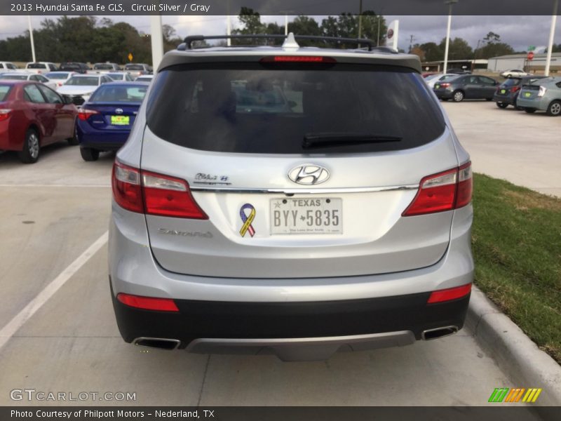 Circuit Silver / Gray 2013 Hyundai Santa Fe GLS