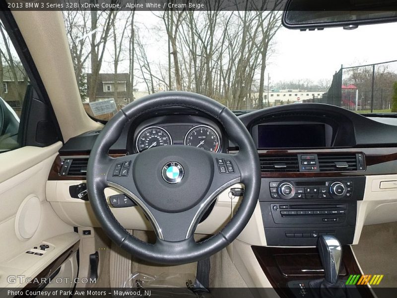 Alpine White / Cream Beige 2013 BMW 3 Series 328i xDrive Coupe