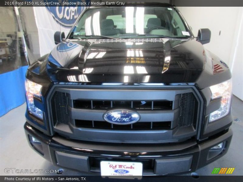 Shadow Black / Medium Earth Gray 2016 Ford F150 XL SuperCrew