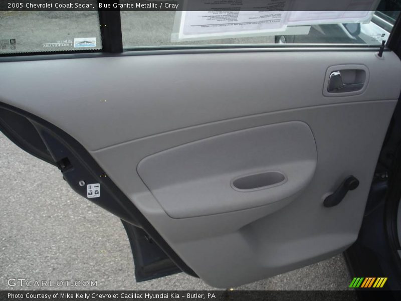 Blue Granite Metallic / Gray 2005 Chevrolet Cobalt Sedan