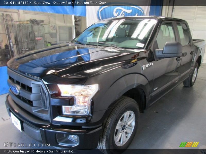 Shadow Black / Medium Earth Gray 2016 Ford F150 XL SuperCrew