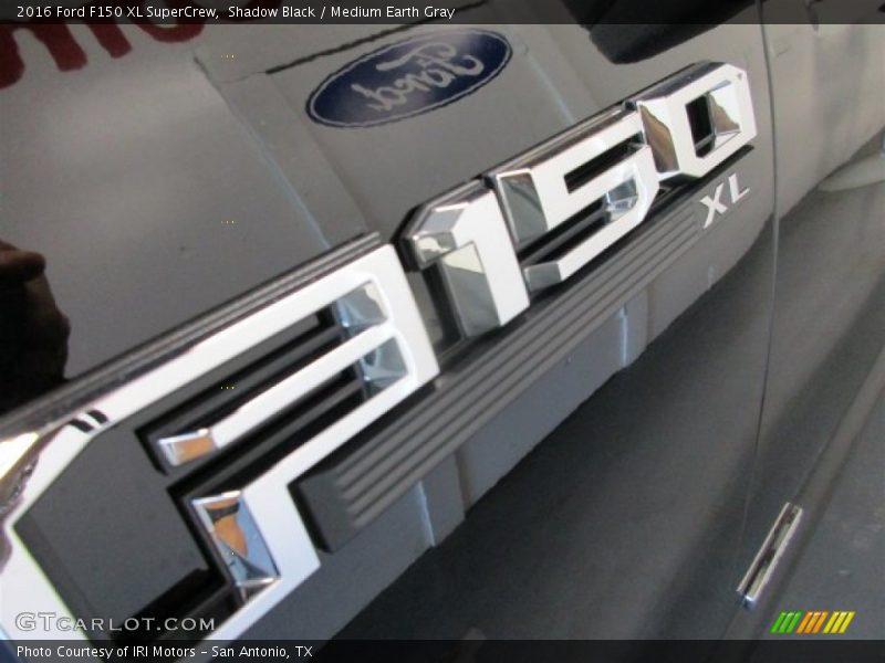 Shadow Black / Medium Earth Gray 2016 Ford F150 XL SuperCrew