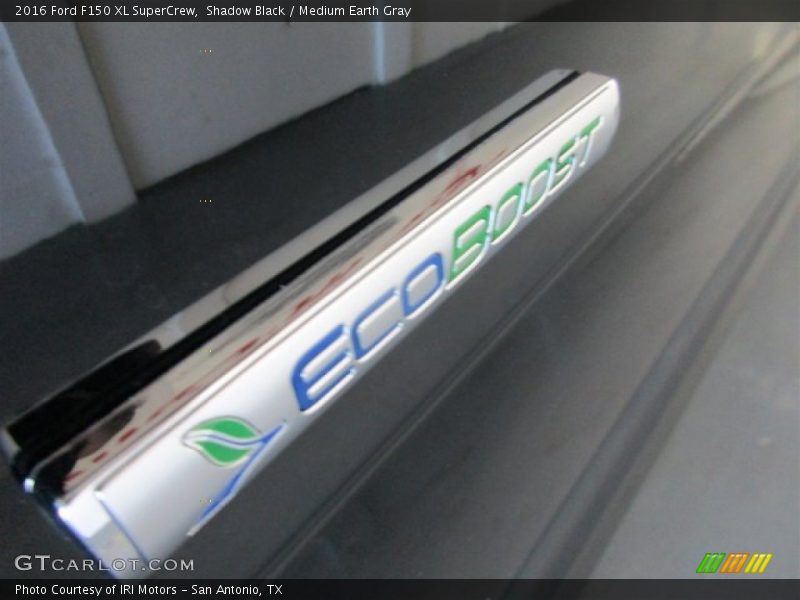 Shadow Black / Medium Earth Gray 2016 Ford F150 XL SuperCrew
