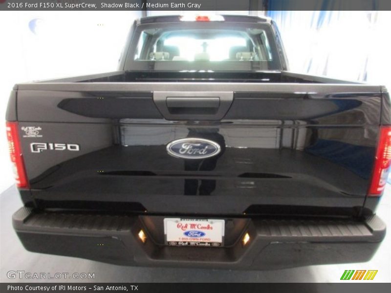 Shadow Black / Medium Earth Gray 2016 Ford F150 XL SuperCrew