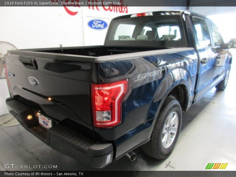 Shadow Black / Medium Earth Gray 2016 Ford F150 XL SuperCrew