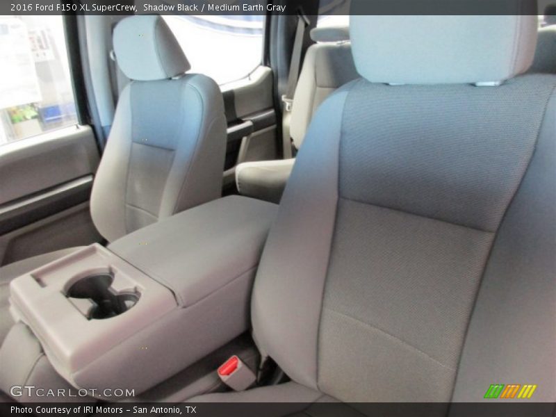 Shadow Black / Medium Earth Gray 2016 Ford F150 XL SuperCrew