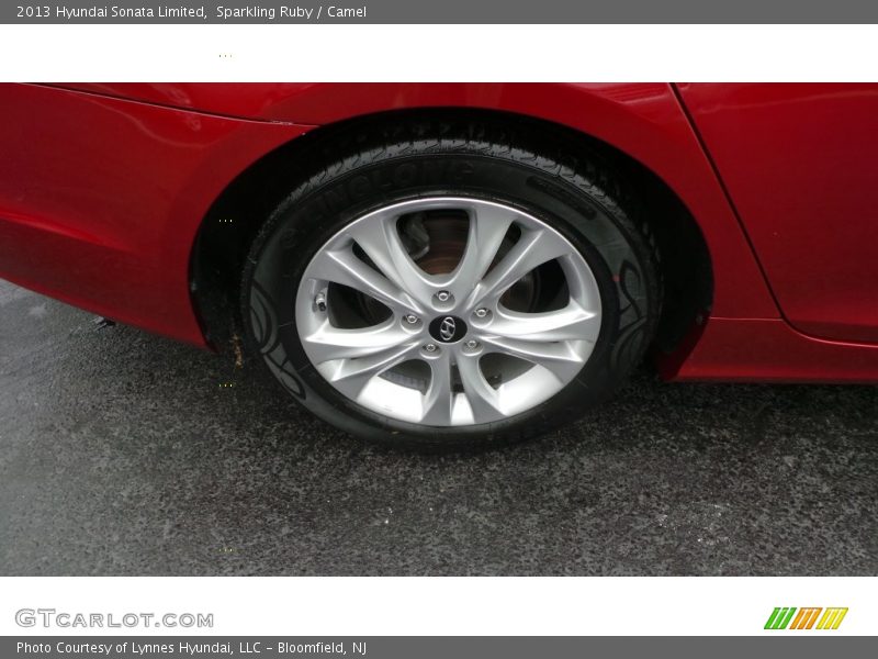 Sparkling Ruby / Camel 2013 Hyundai Sonata Limited