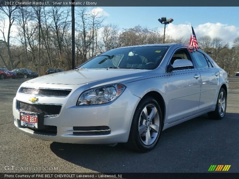 Silver Ice Metallic / Ebony 2012 Chevrolet Malibu LT