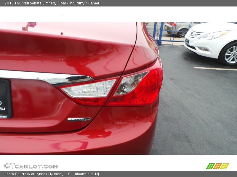 Sparkling Ruby / Camel 2013 Hyundai Sonata Limited