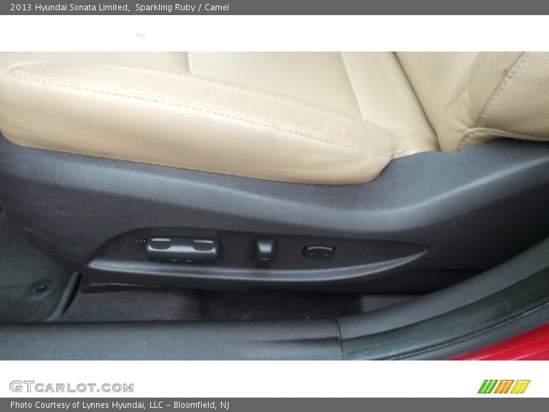 Sparkling Ruby / Camel 2013 Hyundai Sonata Limited