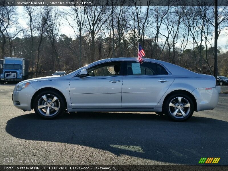 Silver Ice Metallic / Ebony 2012 Chevrolet Malibu LT