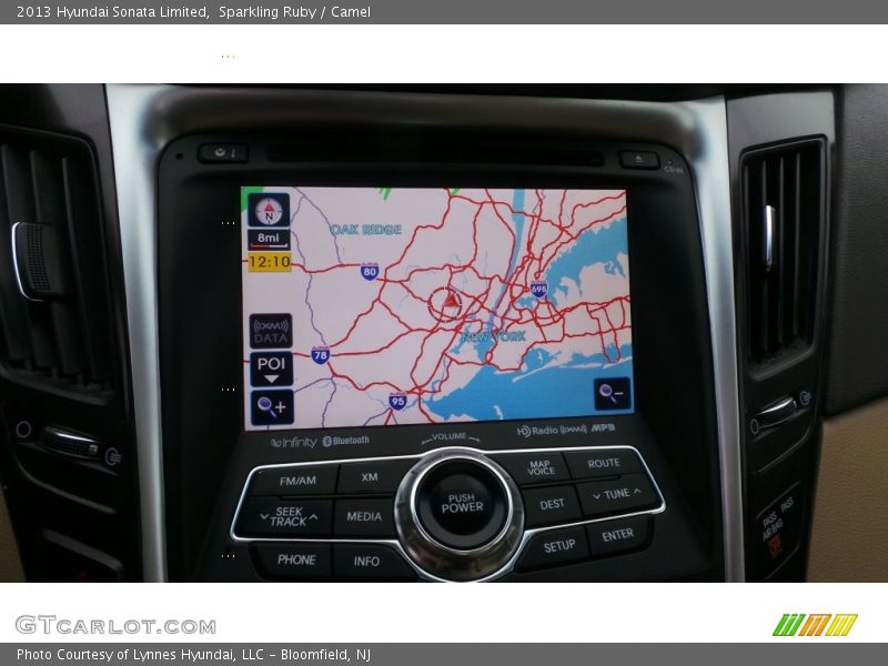 Sparkling Ruby / Camel 2013 Hyundai Sonata Limited
