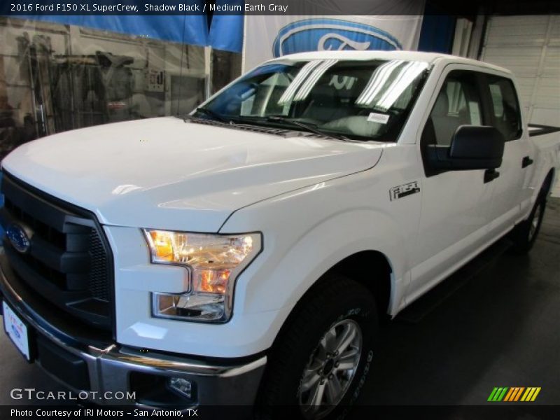 Shadow Black / Medium Earth Gray 2016 Ford F150 XL SuperCrew