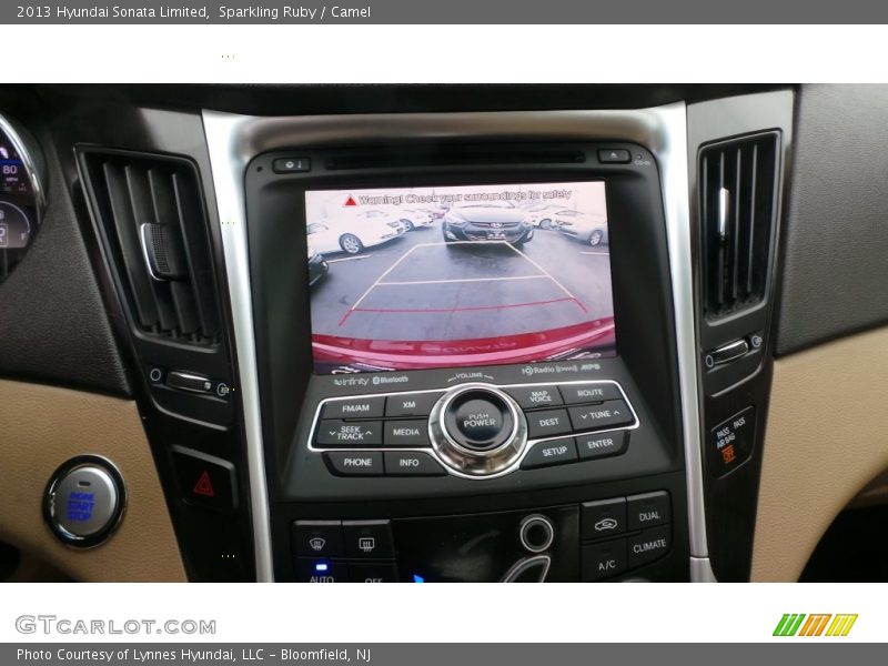 Sparkling Ruby / Camel 2013 Hyundai Sonata Limited