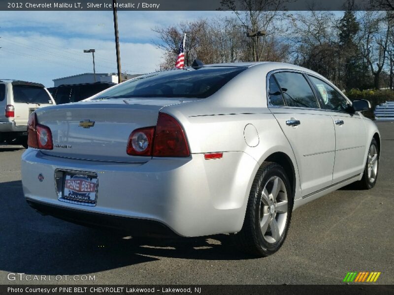 Silver Ice Metallic / Ebony 2012 Chevrolet Malibu LT