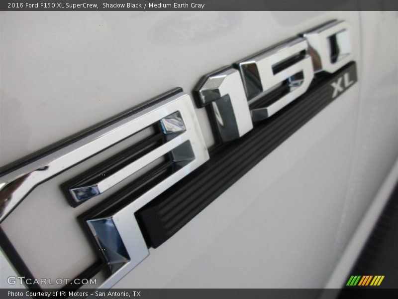 Shadow Black / Medium Earth Gray 2016 Ford F150 XL SuperCrew