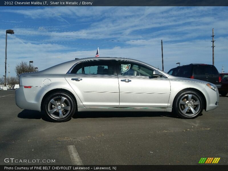 Silver Ice Metallic / Ebony 2012 Chevrolet Malibu LT