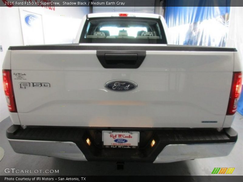 Shadow Black / Medium Earth Gray 2016 Ford F150 XL SuperCrew
