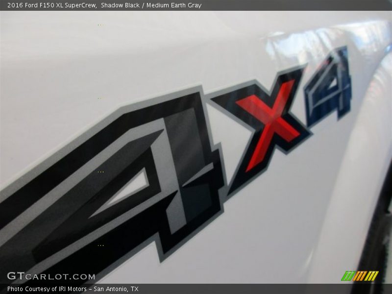 Shadow Black / Medium Earth Gray 2016 Ford F150 XL SuperCrew
