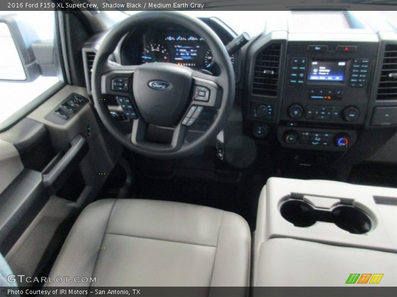 Shadow Black / Medium Earth Gray 2016 Ford F150 XL SuperCrew