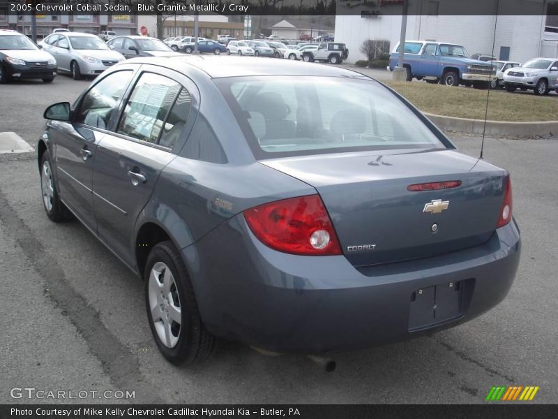 Blue Granite Metallic / Gray 2005 Chevrolet Cobalt Sedan