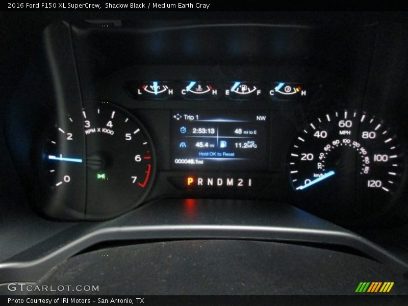 Shadow Black / Medium Earth Gray 2016 Ford F150 XL SuperCrew