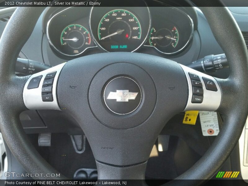 Silver Ice Metallic / Ebony 2012 Chevrolet Malibu LT