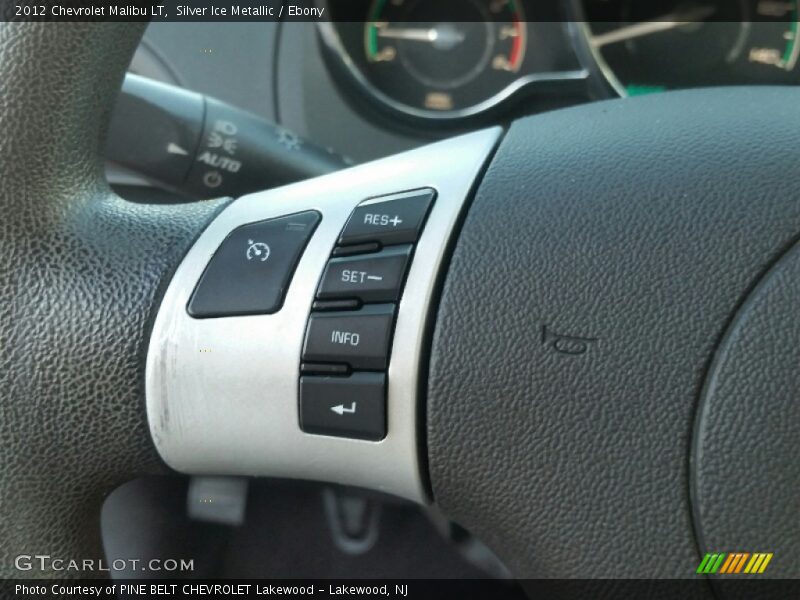 Silver Ice Metallic / Ebony 2012 Chevrolet Malibu LT
