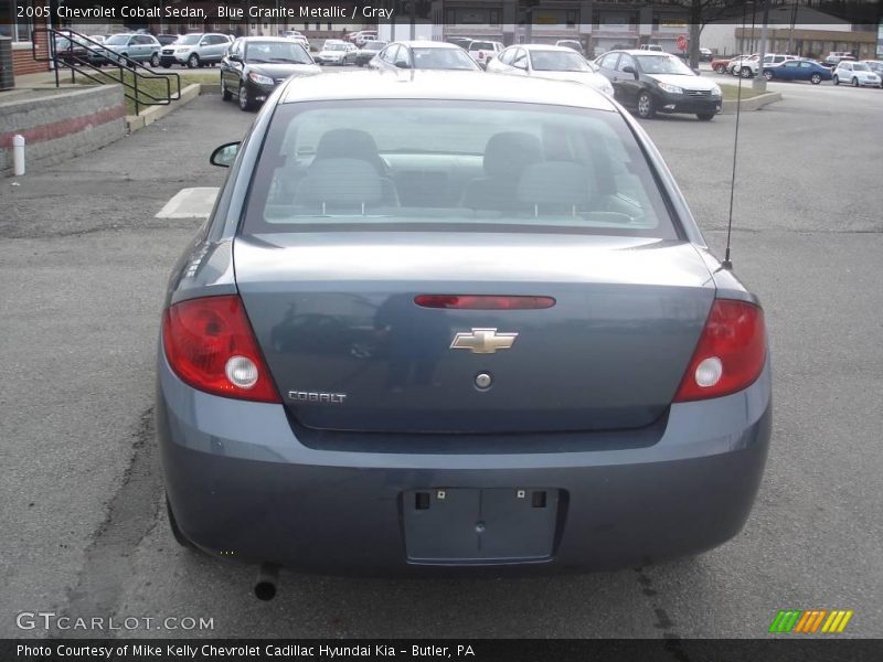 Blue Granite Metallic / Gray 2005 Chevrolet Cobalt Sedan