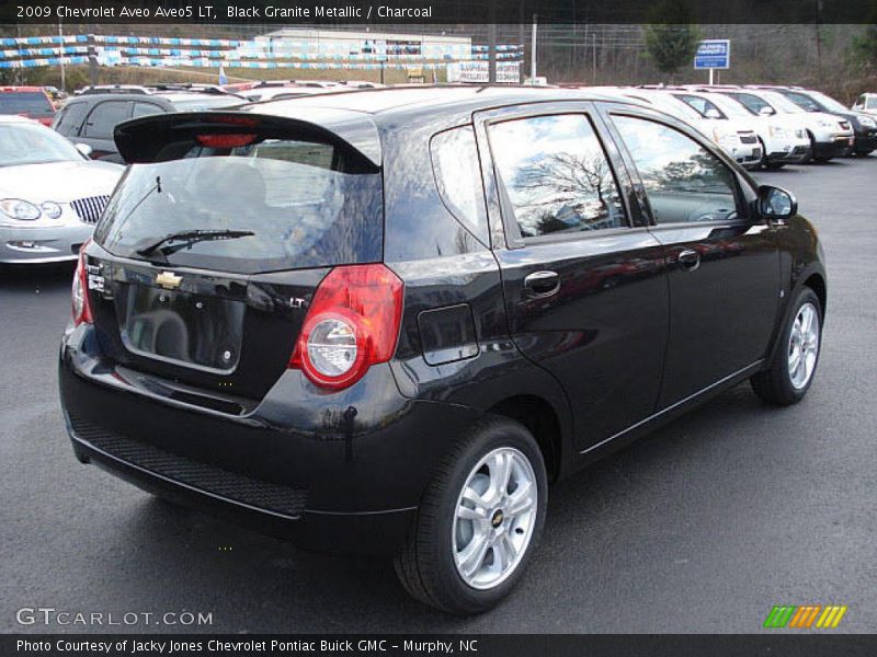 Black Granite Metallic / Charcoal 2009 Chevrolet Aveo Aveo5 LT