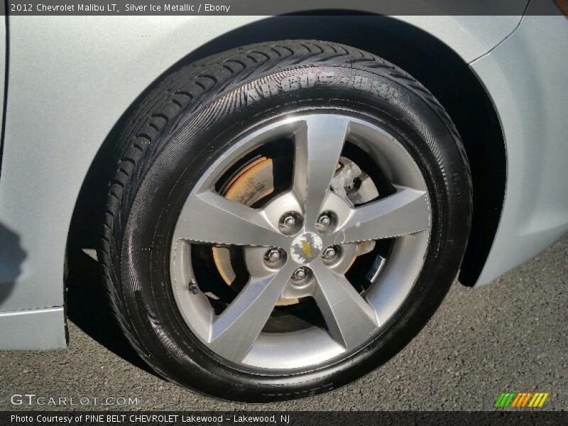 Silver Ice Metallic / Ebony 2012 Chevrolet Malibu LT