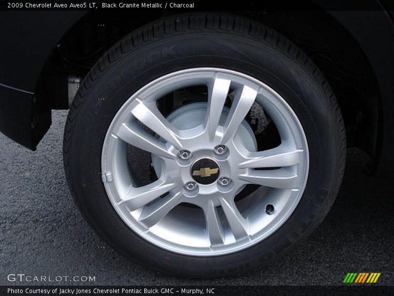Black Granite Metallic / Charcoal 2009 Chevrolet Aveo Aveo5 LT