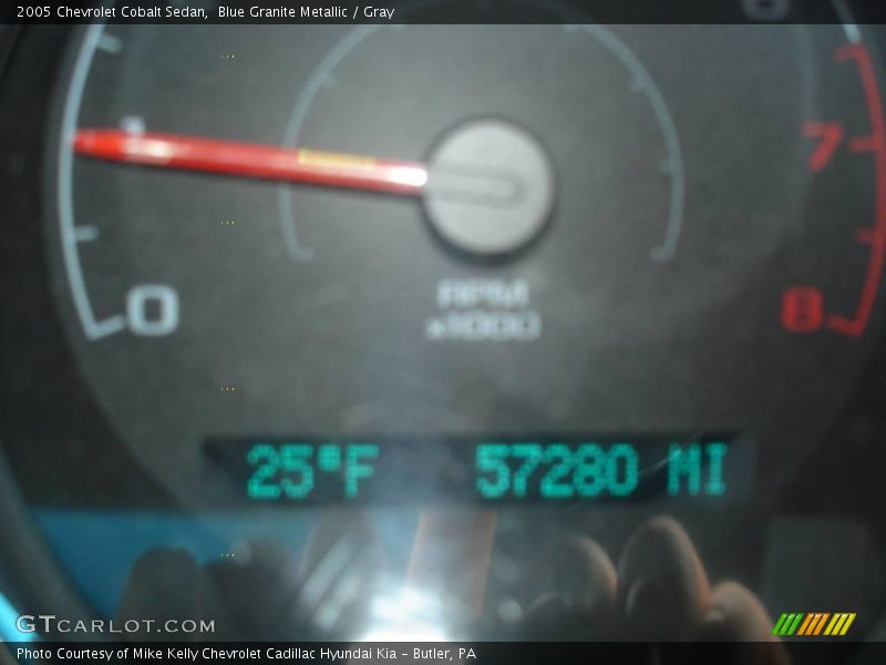 Blue Granite Metallic / Gray 2005 Chevrolet Cobalt Sedan